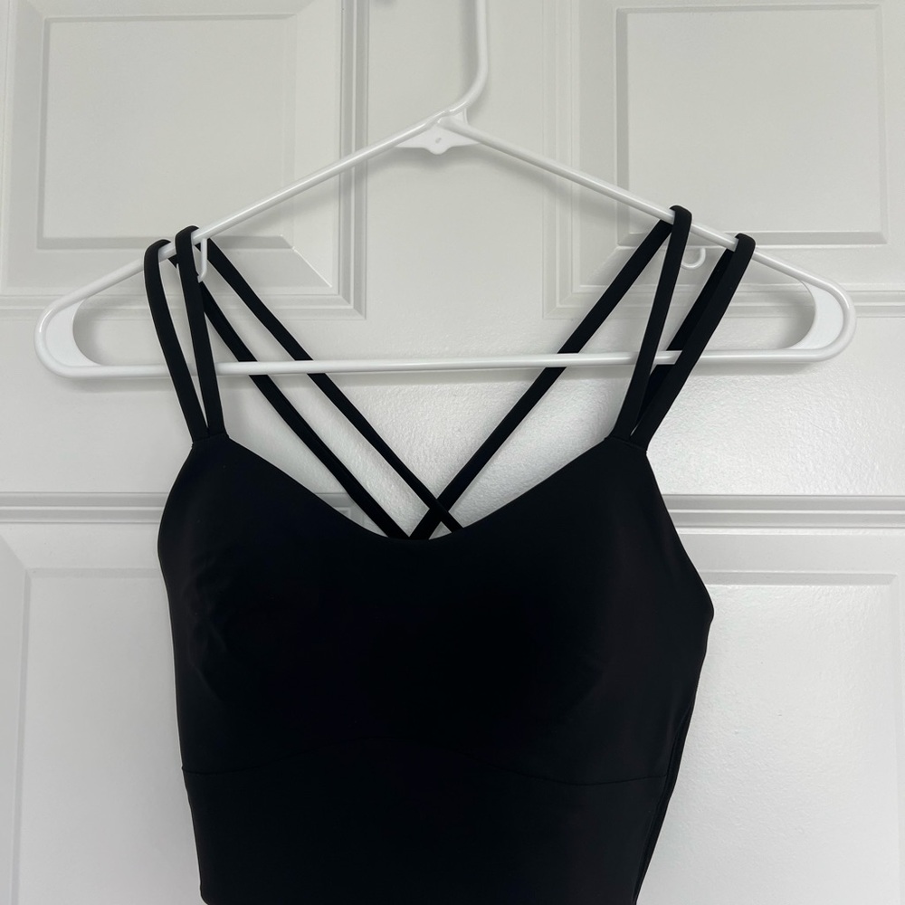 Lululemon Athletica Black Long-Line Bra